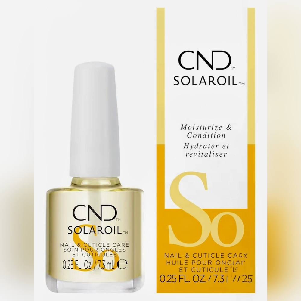 CND SolarOil Nail & Cuticle Care .25fl Oz/73 ml. NEW**